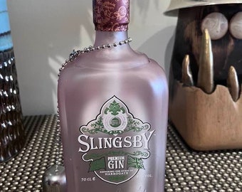 Upcycled Bottle Tiki Torch Oil Lamp: Garden Decor with Lid