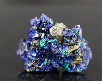 Azurite with Malachite Mineral Specimen