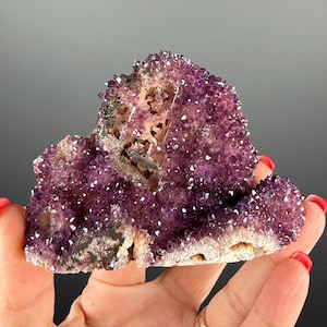 Amethyst Specimen with Rich Purple Crystals From Alacam Amethyst Mine, Turkey