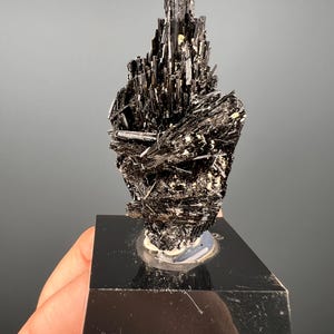 Black Tourmaline! Acicular Black Tourmaline Crystal Specimen