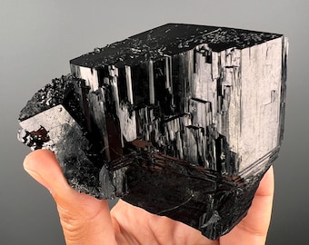 Strong Energy! Large Size Black Tourmaline Crystal