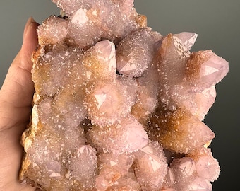 Lilac Cactus Spirit Quartz Crystal: Natural Stone Collection