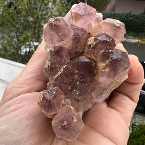 Geweldig stuk! Ruwe ametrienkristalcluster, ametrienkristal