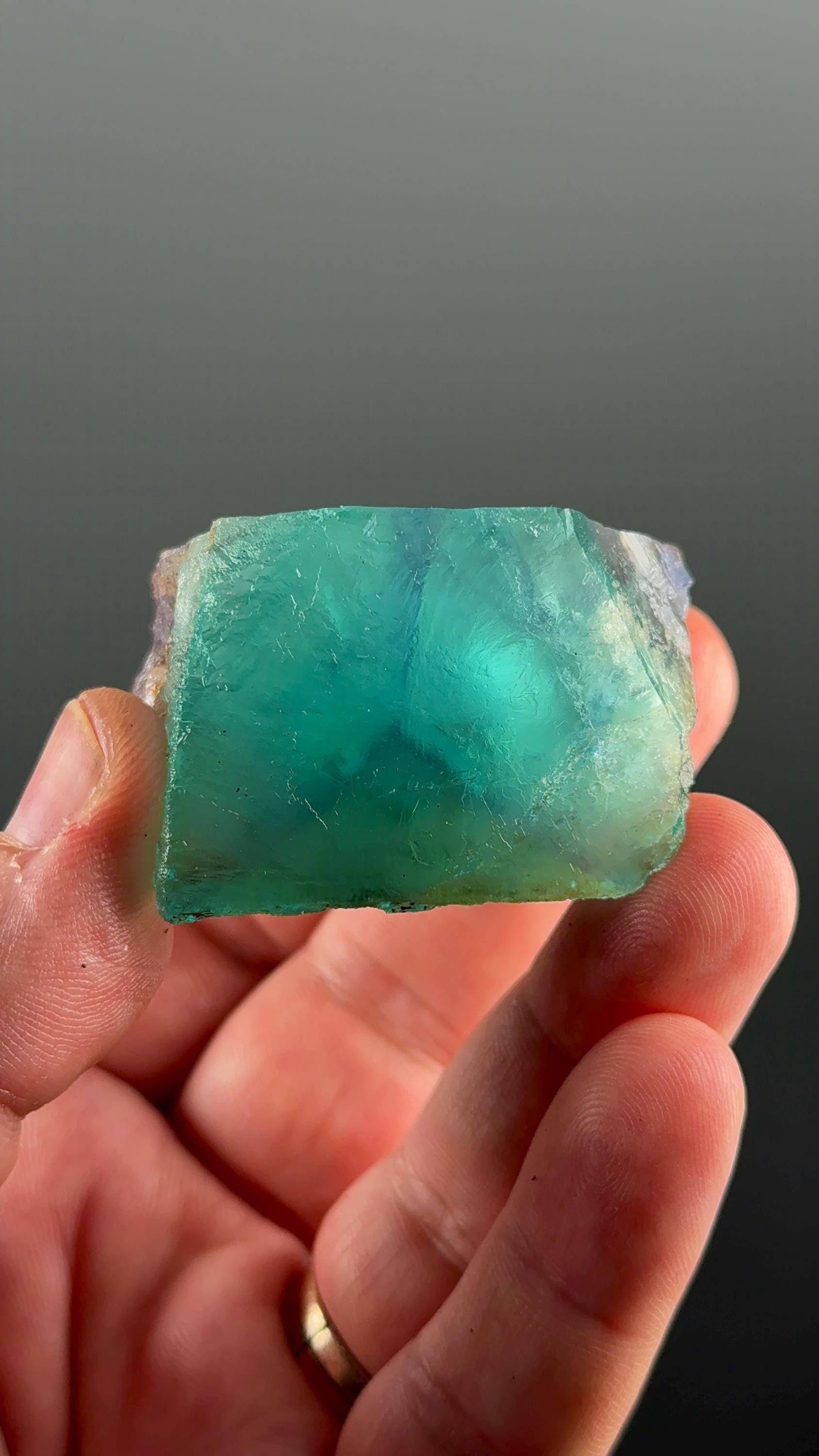 ドイツ産ブルーフローライト標本、フローライト結晶 - Etsy 日本