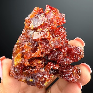 Red-Orange Zincite Specimen, Zincite Crystal