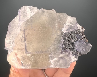 Fluorite with Sphalerite from Elmwood Mine, Tennessee