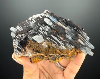 Blue Barite Crystals Cluster