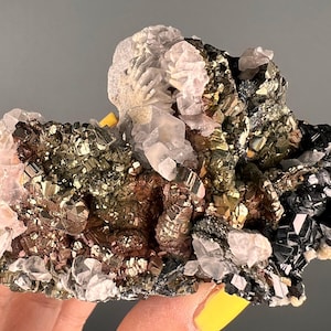 Amazing Piece! Pyrrhotite, Boulangerite and Sphalerite Mineral from Kosovo