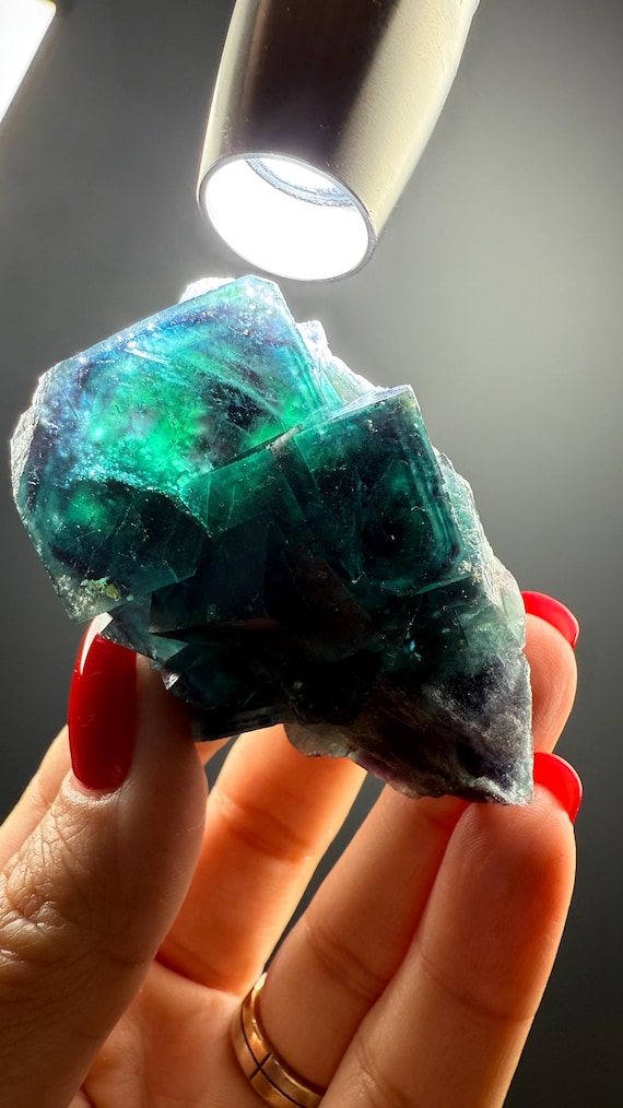 Blue Okorusu Fluorite From Namibia, New Find'2025 - Etsy