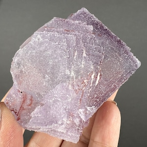 Translucent Violet Purple Sugar Fluorite  Specimen from Mexico