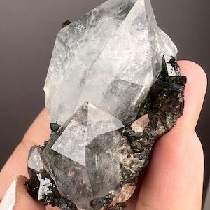 Beautiful Piece! Green Epidote with Quartz Specimen