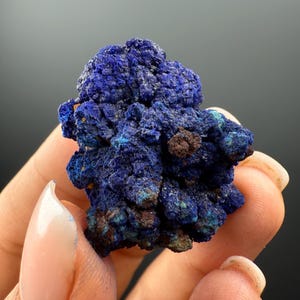 Espécime de Cristal de Azurita Azul