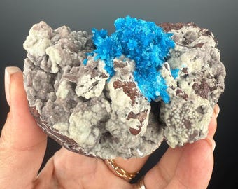ブルーカバンサイト結晶クラスター 60g 天然インド産鉱物標本