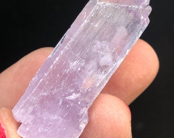 Natural Pink Kunzite Crystal,  Raw Kunzite Gemstone