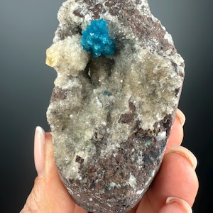 Beautiful Cavansite Mineral Specimen , Naturel Cavansite Crystal
