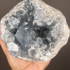Excellent Color! Sky Blue Celestite (Celestine)  Crystal