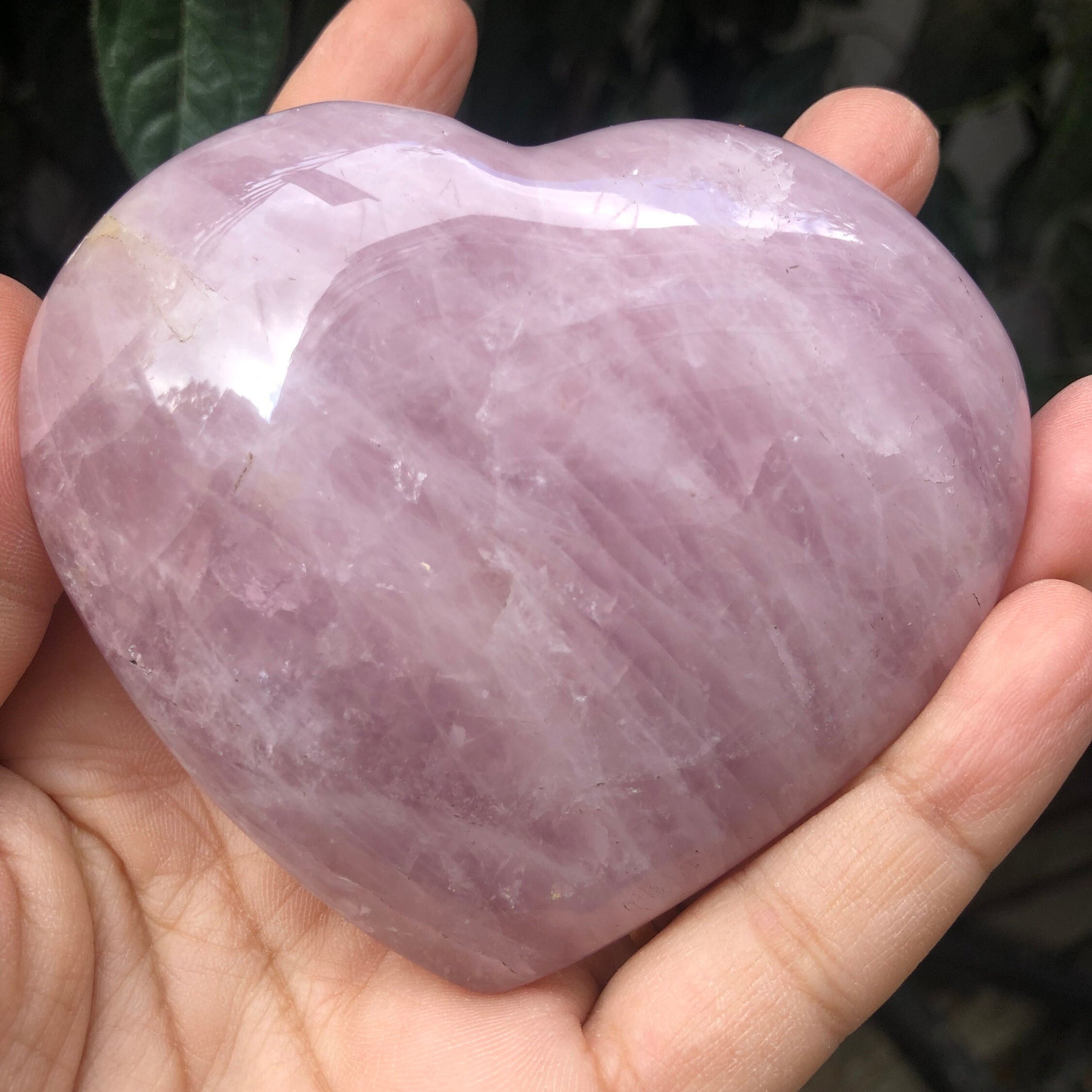 Love, Love, Love!Heart Shaped Rose (Pink) Quartz