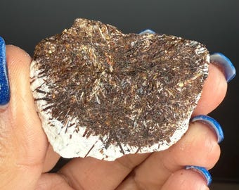 Spécimen de cristal d'astrophyllite brune