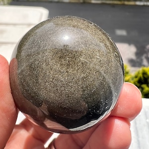Golden Sheen Obsidian  Sphere- 45 MM
