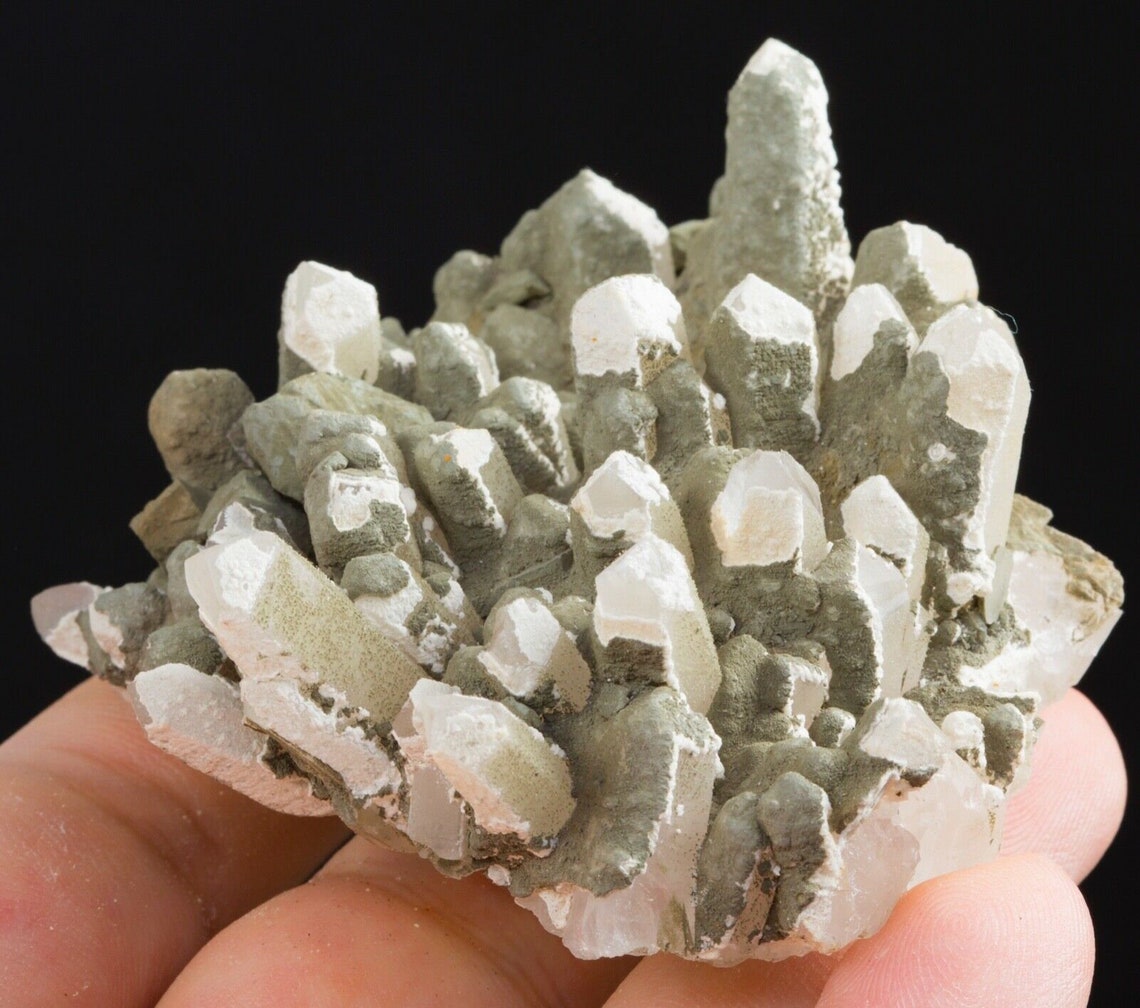Green Chlorite Quartz Specimen Etsy