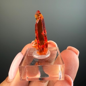 Red-Orange Zincite Specimen, Zincite Crystal