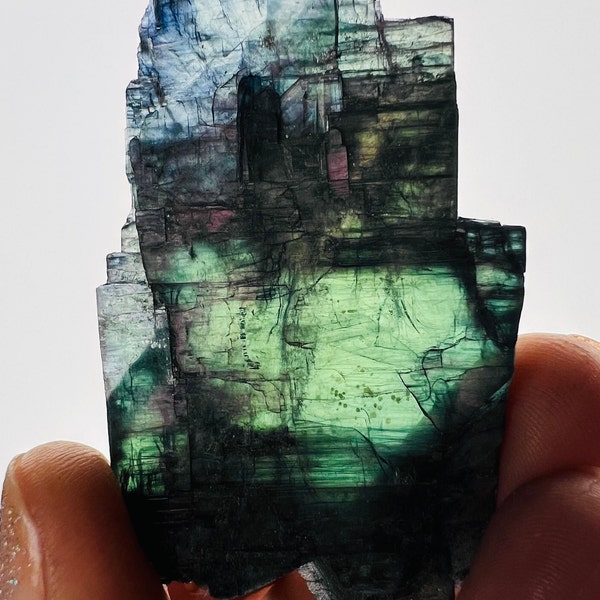 Gemmy Green Vivianite Crystal