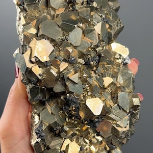 Big Size! Hexagonal Cubic Pyrites From Peru, Pyrite Specimen - Etsy