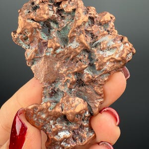 Kopernugget uit Michigan: natuurlijk geaderd kopermetaal