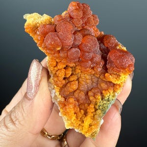 Red-Orange Zincite Specimen, Zincite Crystal
