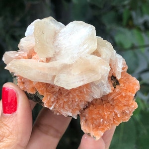 Amazing Piece ! Heulandite with Stilbite Crystal Specimen