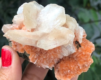 Heulandite with Stilbite Crystal Specimen