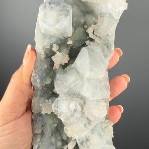 Apophyllite Crystal on Chalcedony Specimen