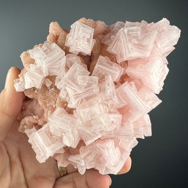 Pink Halite Mineral Specimen, Pink Halite Crystal