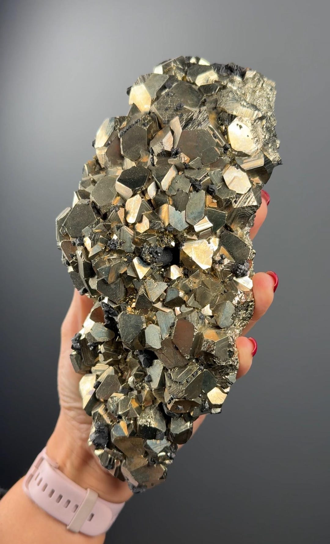 Big Size! Hexagonal Cubic Pyrites From Peru, Pyrite Specimen - Etsy