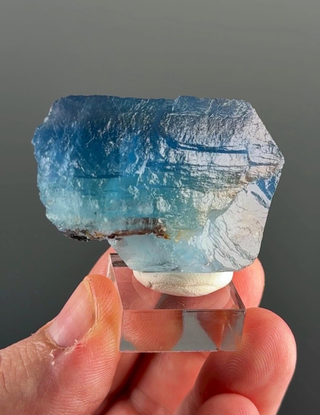 ドイツ産ブルーフローライト標本、フローライト結晶 - Etsy 日本