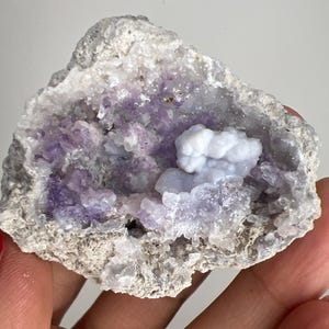 Rare! New Find!Spirit Flower Geode including Chalcedony, Quartz and Fluorite