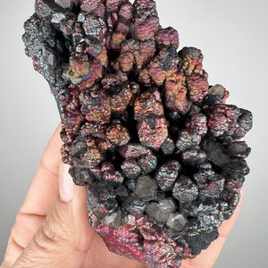 Iridescent Goethite with Quartz Specimen