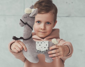 Plush Alpaca Toy, Plush Alpaca, Stuffed Animal, Plush toy, llama toy, newborn gift, gender reveal gift