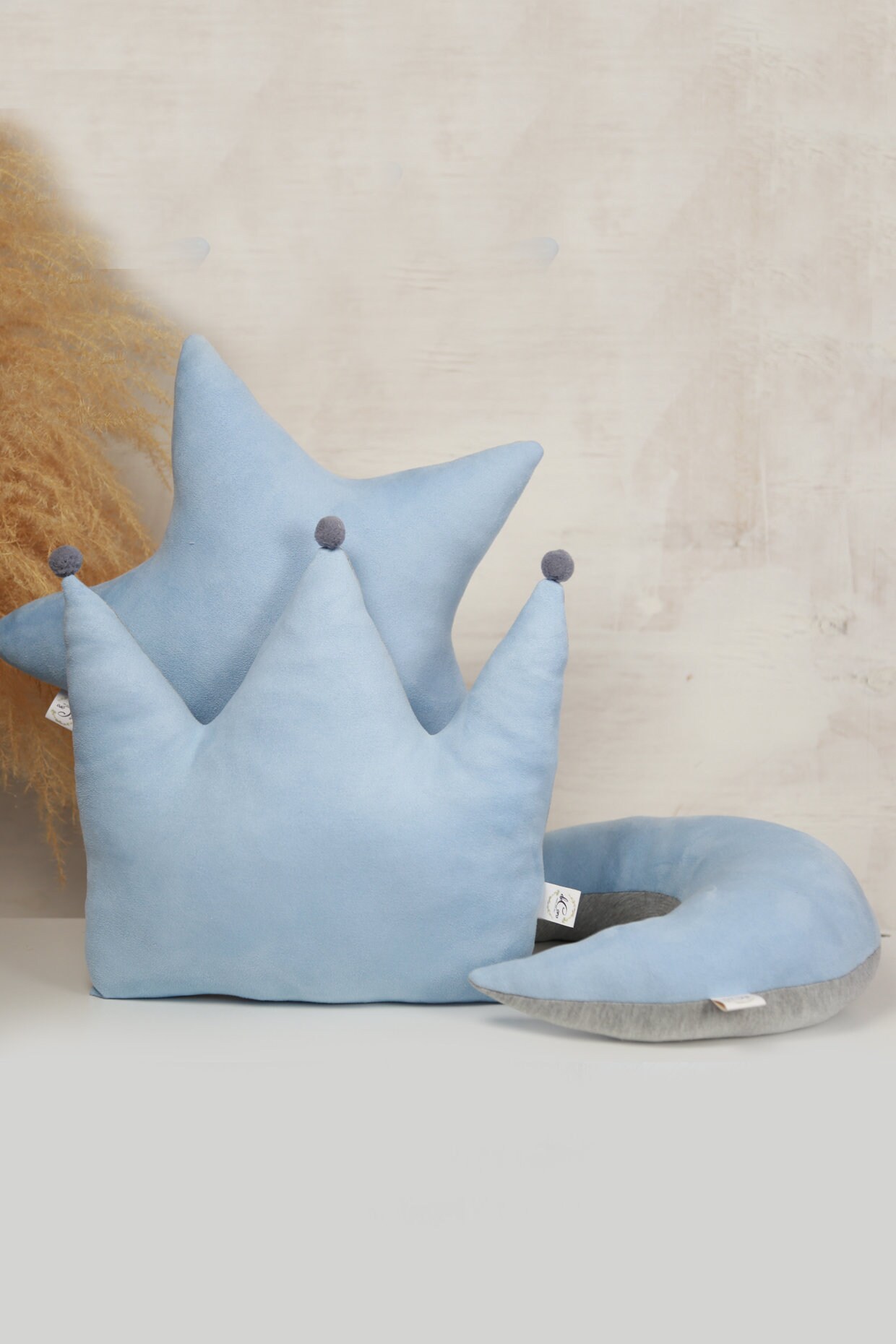 Crown Shaped Pillow Crown Pillow Crown Cushion for Nursery Etsy