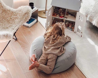 Pouffe for kids | Pouffe | Toddler Pouffe | Round Pouffe for kids | Small beanbag | Floor pillow | pouf | small pouf | round pouf