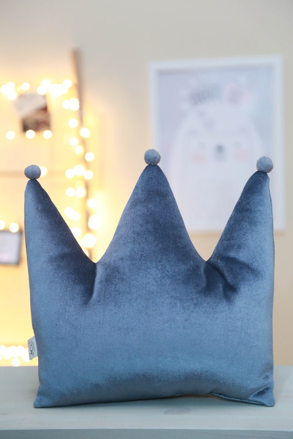 Crown Cushion For Little Princess Or Prince Decorative Pillow Etsy