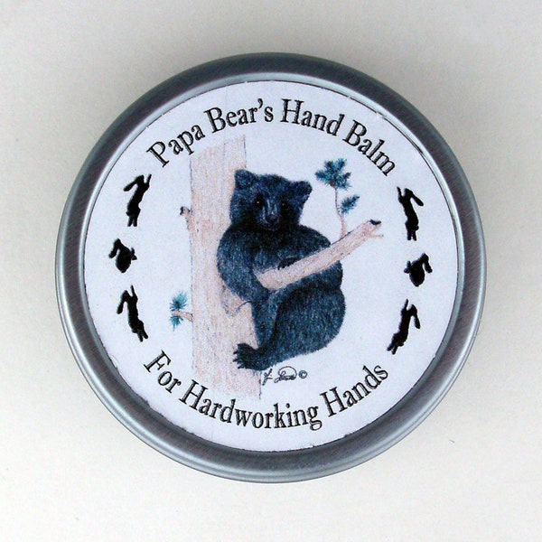 Skin Care for Him, Skin care for Men, All Natural Skin Care, Gift for Men, Papa Bears Hand Butter, All Natural Skincare, Hardworking Hands