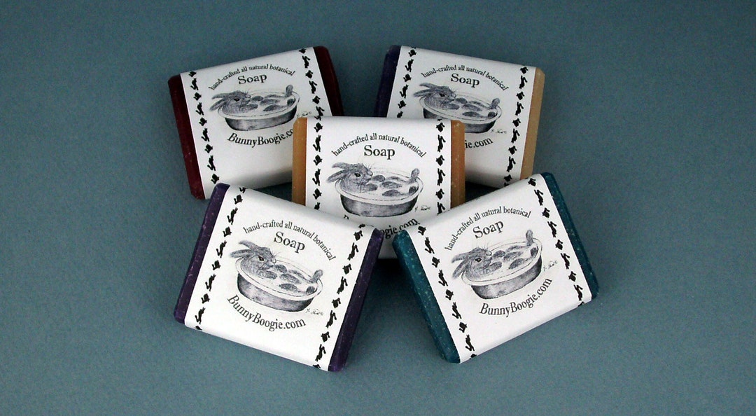 5 Small Soap Bars You Choose Frangrance Raspberry Mint Soap Etsy