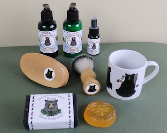 Mens Gift, Skin Care Kit, Skin Care Gift Set, Skin Care Products, Skincare Set, Skincare Box, Skincare for Men, Skin care for Men, Bear Art