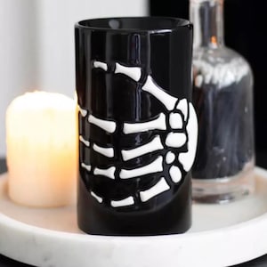 Halloween Skeleton Hand Wax Warmer Oil Burner Spooky Decor