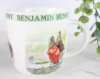 Queens Benjamin Bunny Beatrix Potter Taza