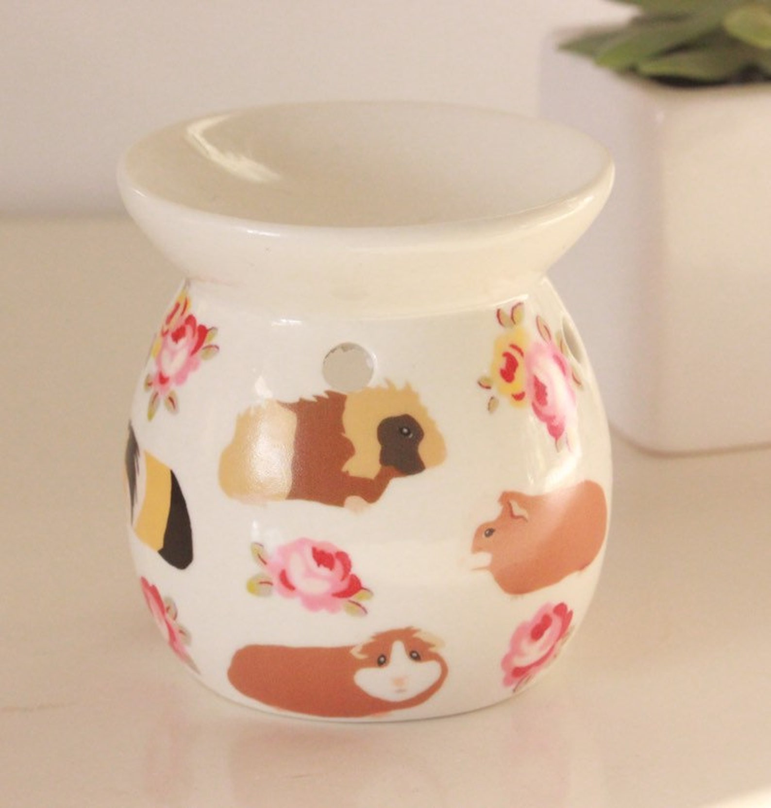 Guinea pig home decor guinea pig melter Wax burner in Guinea Etsy