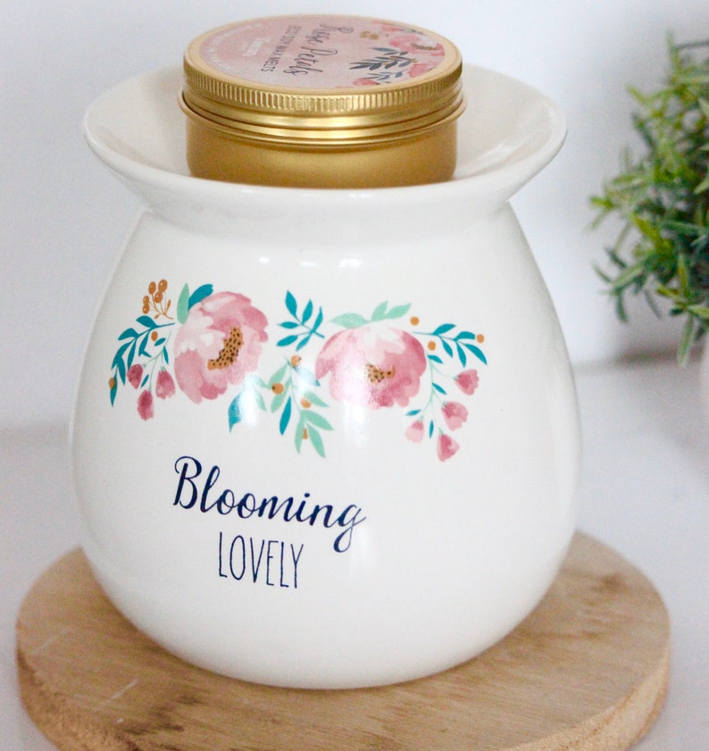 Wax Melt Burner Set Eco Melt Wax Burner Set Blooming Lovely Etsy