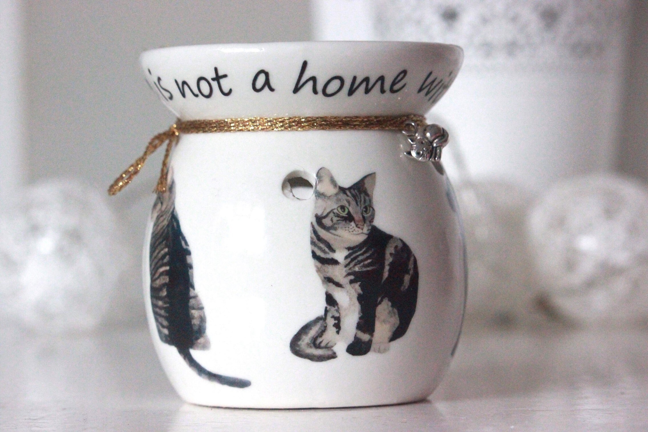 Cat decor cat gift candles wax burner wax warmer cat Etsy