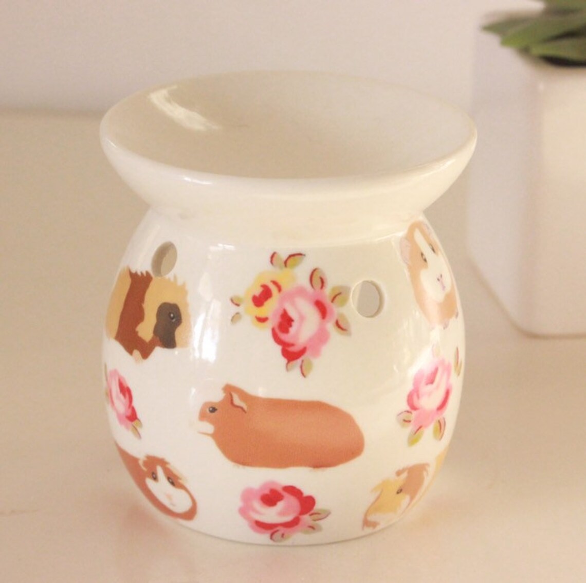Guinea pig home decor guinea pig melter Wax burner in Guinea Etsy